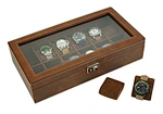 leather watch box case